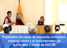 Propietarios de casas de tolerancia conocieron sobre el control y el funcionamiento de sus locales a través de ARCSA