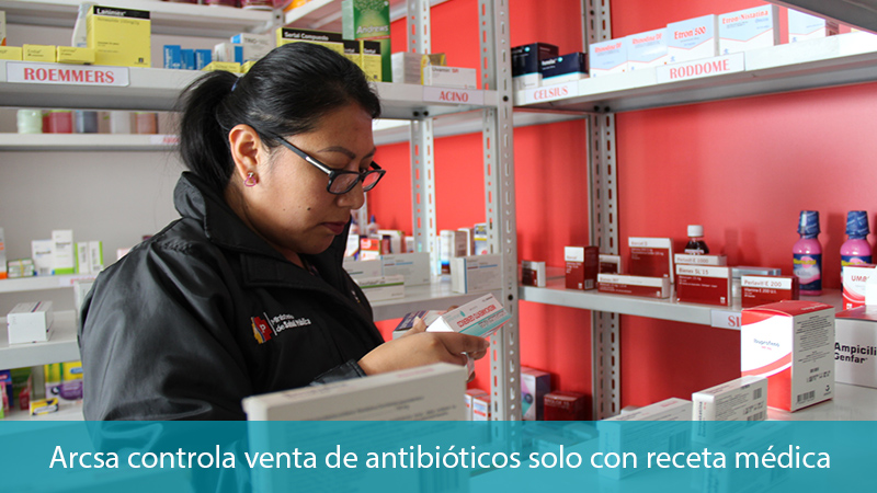 Agencia Nacional de Regulación, Control y Vigilancia Sanitaria » Arcsa  refuerza controles de venta de antibióticos con receta médica