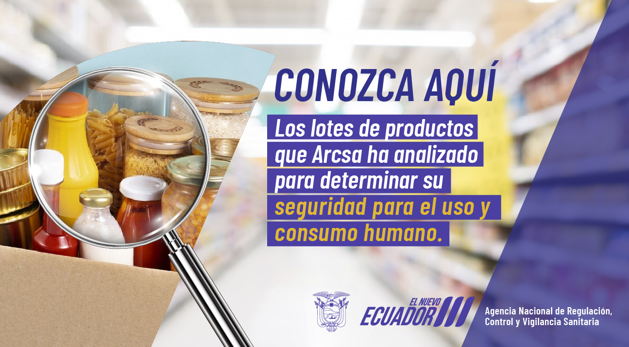 Lotes de productos contaminados